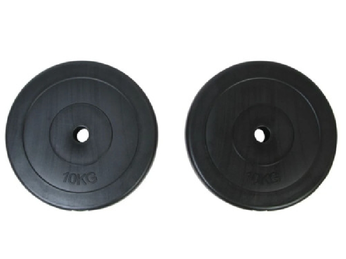 vidaXL 2x Plaques de Poids Disques d'Haltère Musculation Fitness Gymnase Sport