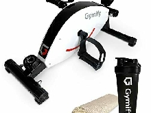 GYMIFY - Mini vélo d'appartement Pédalier d'exercice Elliptique 8 Niveaux de ré