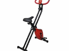 Vélo d'appartement pliable magnétique rouge et noir Xbike sport fitness muscula